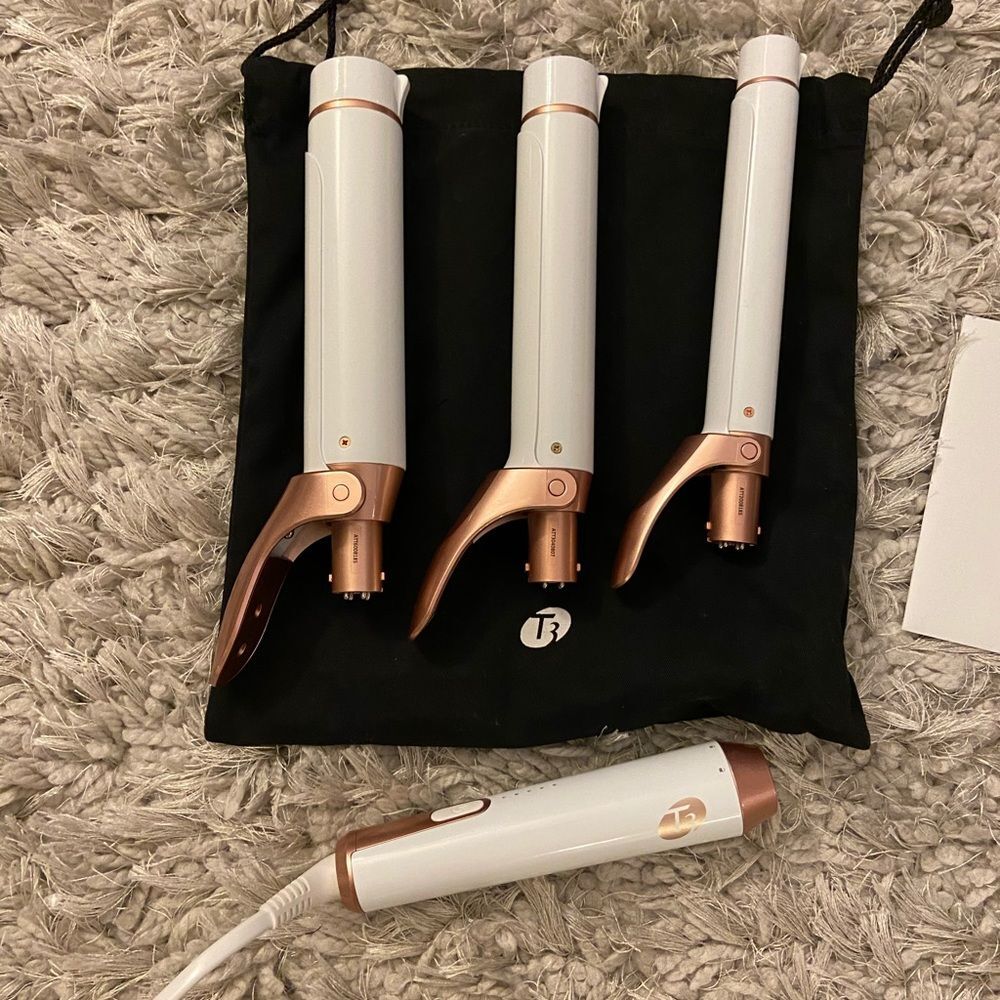 T3 Twirl Trio 3-Barrel Curling Iron Set - Picture 5 of 7